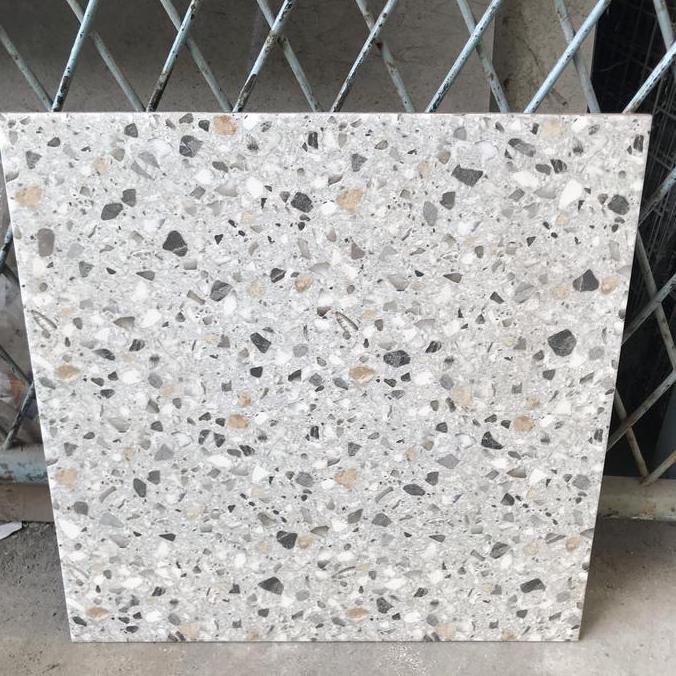 Keramik 50x50 motif terazzo (kasar)/ keramik teras/ keramik carport/ keramik teraso/ keramik terasso