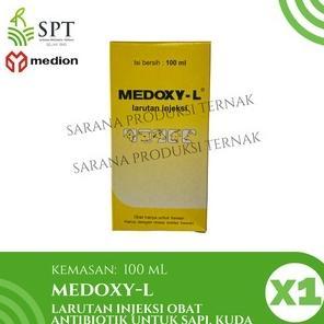 MEDION MEDOXY L 100 mL LARUTAN INJEKSI OBAT ANTIBIOTIK SAPI KUDA