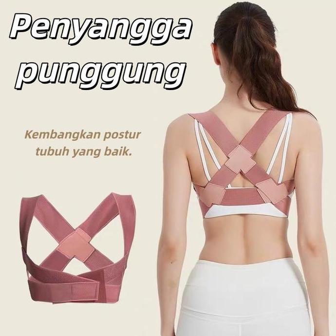 LOLY Alat Koreksi Postur Untuk Pria Dan Wanita Pelurus Punggung Untuk Orang Dewasa Terbuat Dari Kain