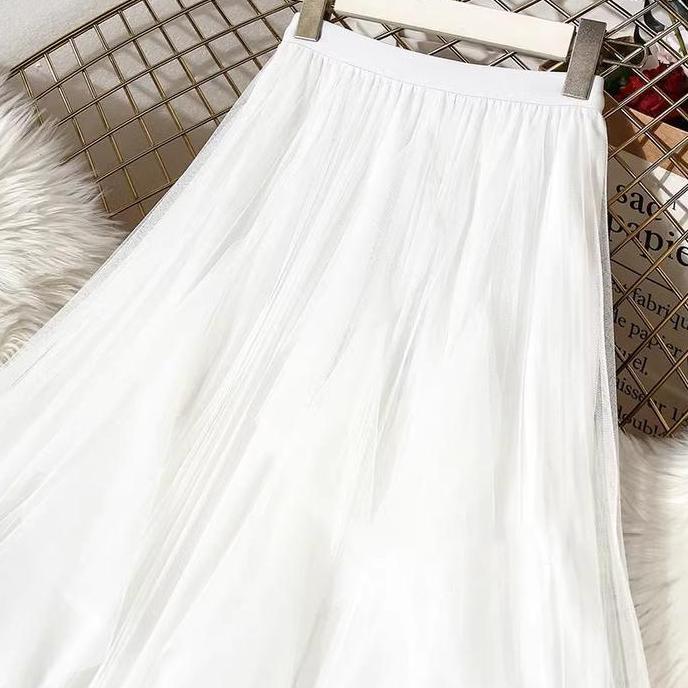 Tutu skirt rawis dewasa 3lyr /75cm Rok tutu asimetris panjang premium zig-zag Rok Tutu 7/9 Tebal Lay