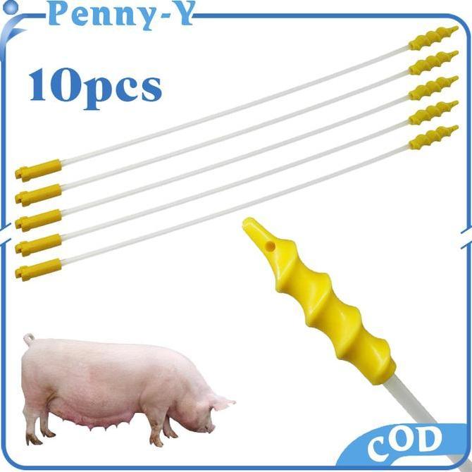 LOLY 10pc Kateter Babi Spiral Alat Ib Babi Catheter Pig Spiral Insemination