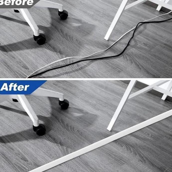 Penutup Atau Pelindung Kabel Listrik Untuk Manajemen Kabel Cable Organizer Kabel Dinding Dan Lantai