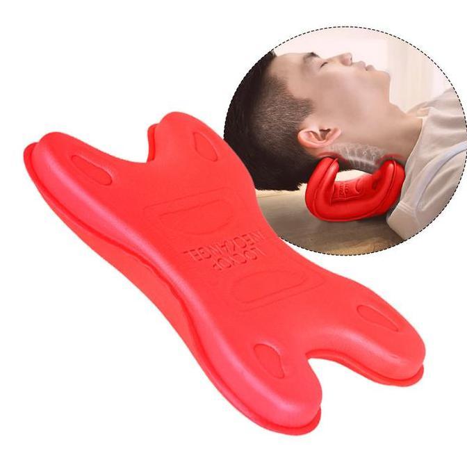XALARA Bantal Terapi Traksi Leher Peregang Leher-Bantal Traksi Serviks  Relaxer Tulang