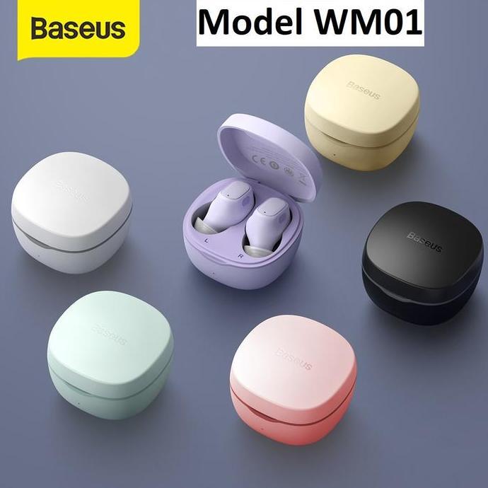 Baseus True Wireless Bluetooth Earphone Mini Earbuds Wm01 Wm01 Plus