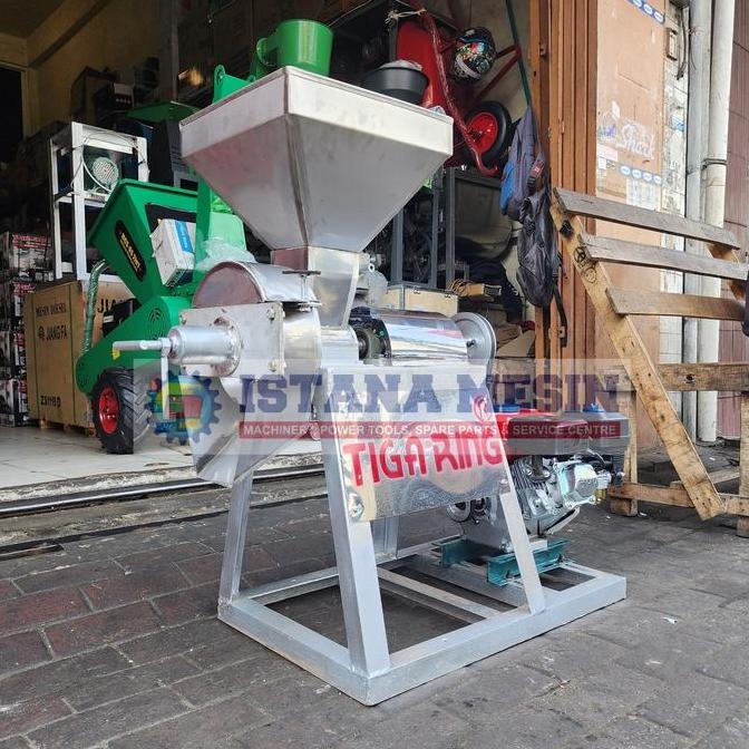 MESIN GILINGAN GILING BUMBU S/S JAHE LENGKUAS CABAI 8" COMPLETE MESIN