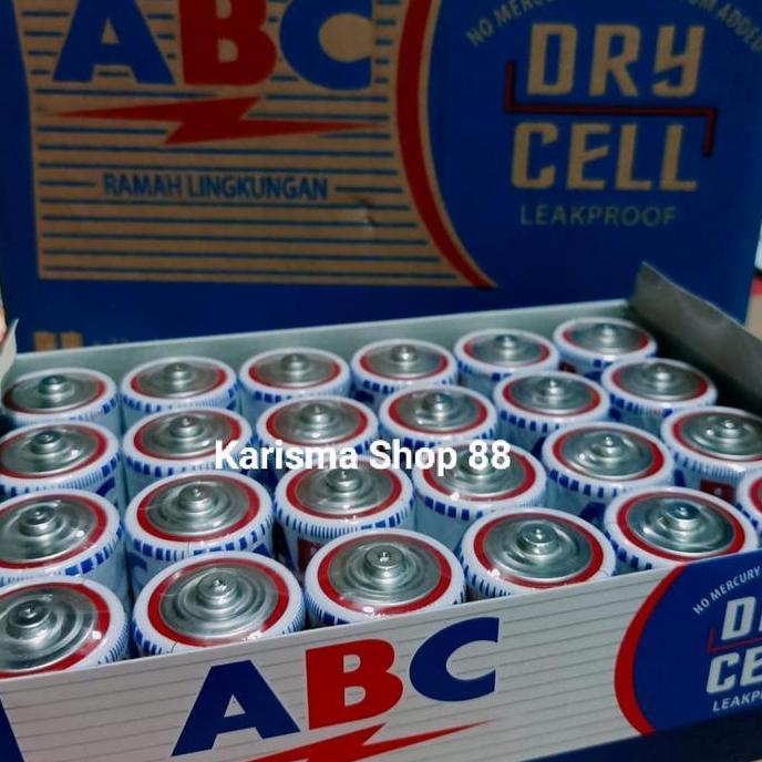Batre ABC biru besar isi 24 pcs/ baterai / battery / batu abc