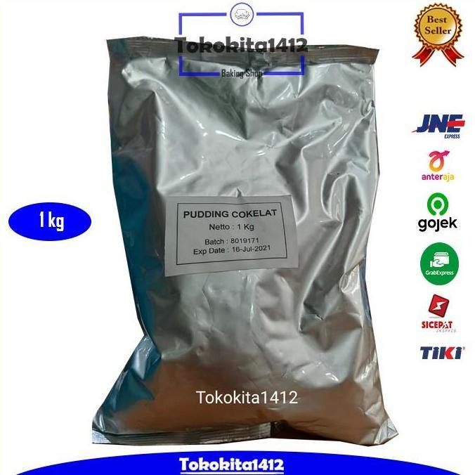 Terjangkau Haan Pudding Powder Instant Mix Coklat 1 Kg Bubuk Puding Kiloan