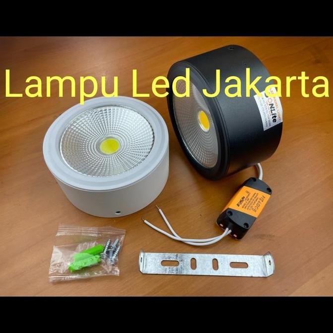 lampu outbow cob 7w 10w 15w. downlight outbow COB sorot spot tempel ready