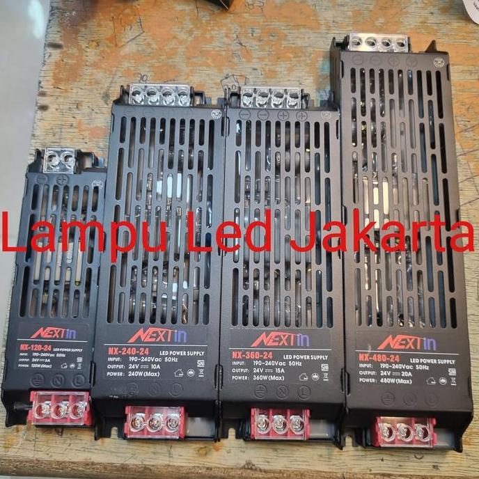 trafo slim dc 24v 5a 10a 15a 20a. adaptor powersupply dc 24v 5a slim original