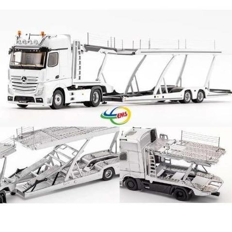 Promo KS-069-400 - GCD Mercedes-Benz AMG Actros Auto Transporter White Diskon