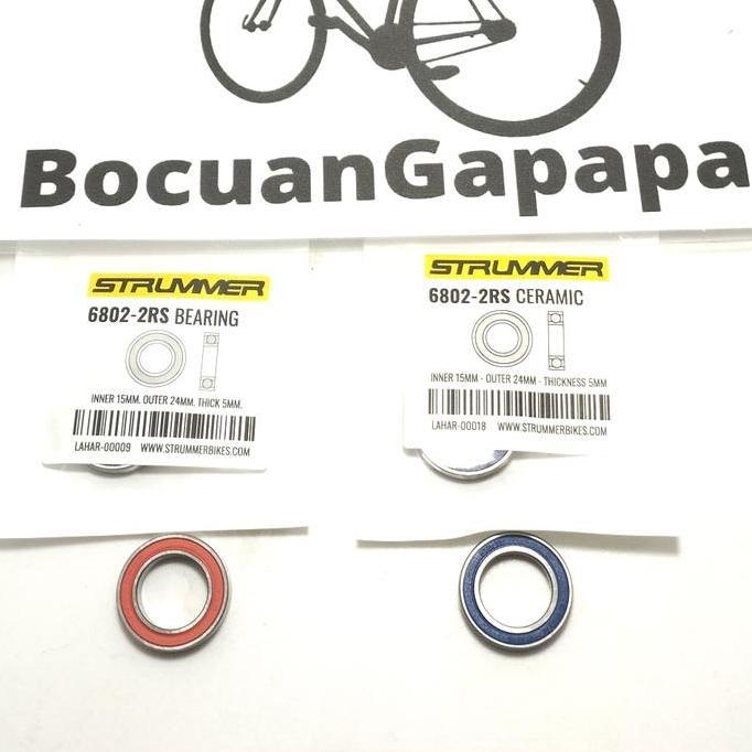 Bearing Hub Freehub Strummer 6802-2RS HM650 dan Roadbike HR