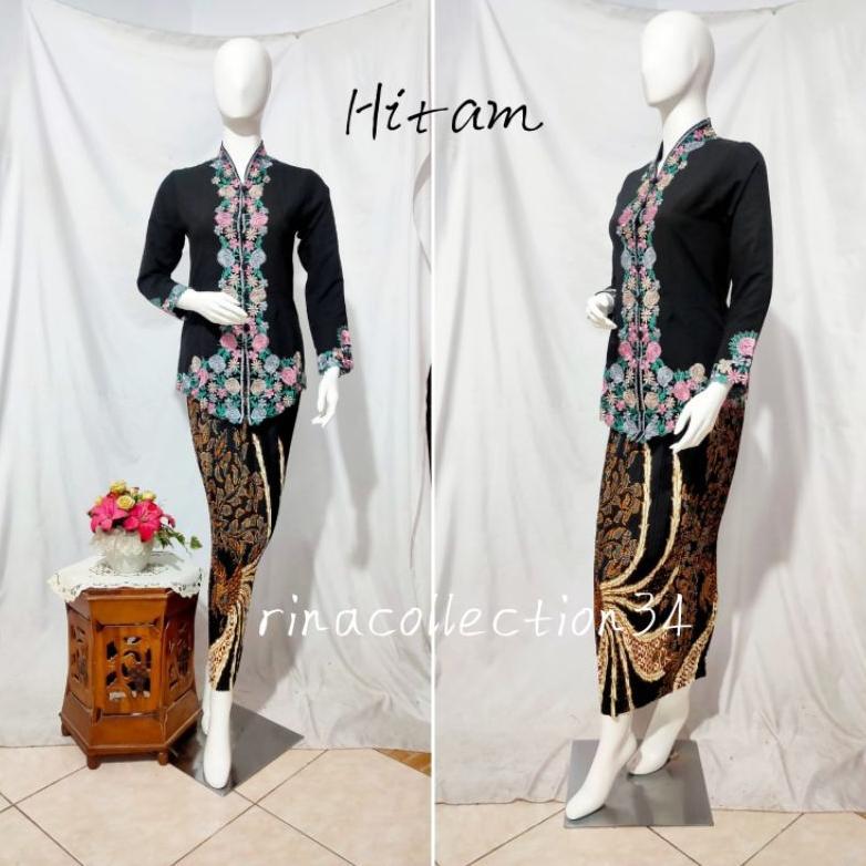 NEW kebaya encim. kebaya encim panca warna. kebaya encim bordir. kebaya Betawi. kebaya seragam
