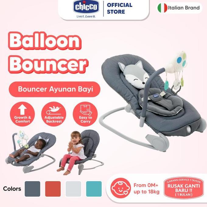 CHICCO Balloon Baby Bouncer / Bouncer Bayi / Bouncer Ayunan Bayi