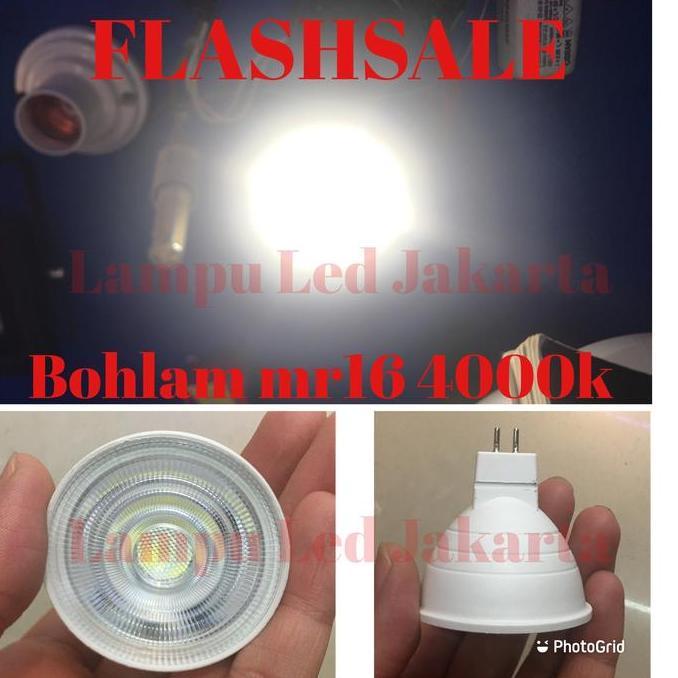 Bohlam mr16 7watt natural white 4000k 220v. Lampu mr16 gu53 7w 4000k original