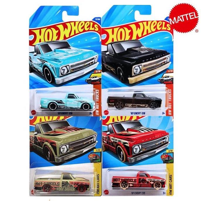 Hot Wheels 67 Chevy C10 Diecast Pickup Truck Klasik