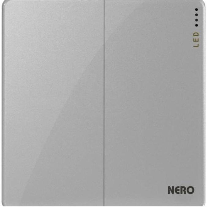 Saklar nero seri PRECIOSA grey 2way. Saklar seri hotel preciosa grey ready