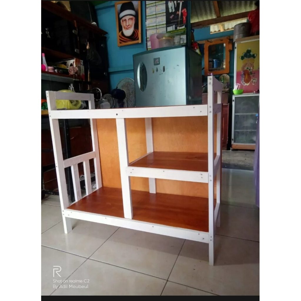 Meja Dapur Serbaguna Rak