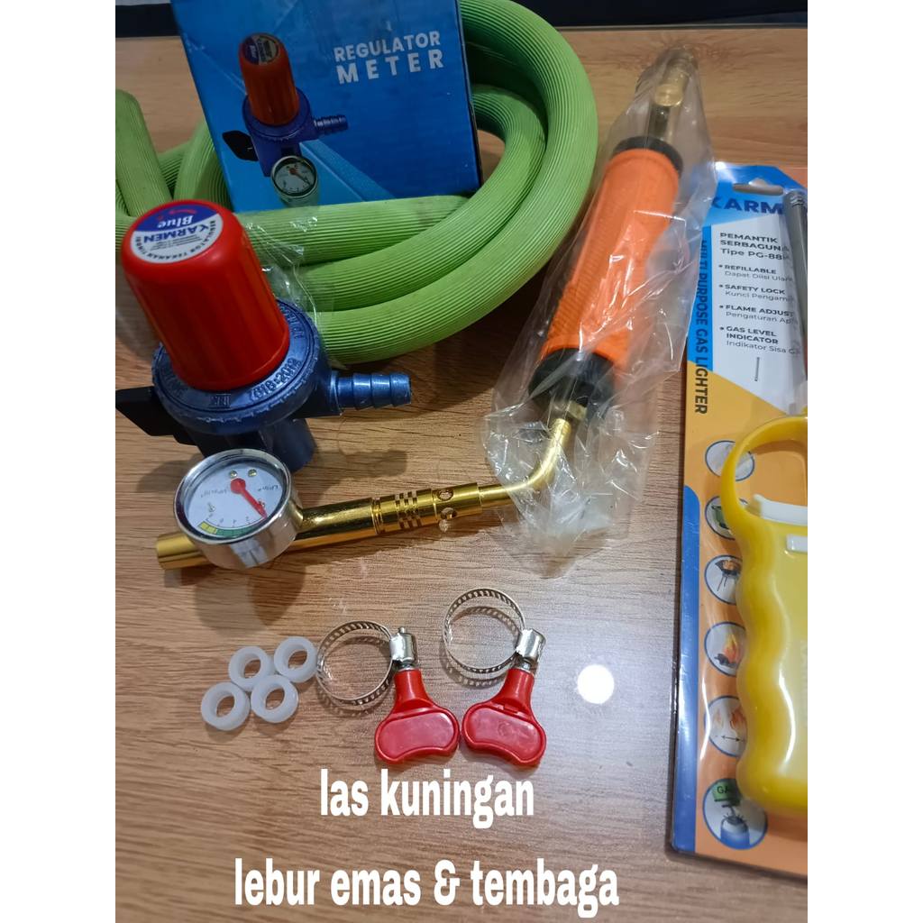 Alat Las Kapiler Set - Kompor Lebur Emas - Kompor Lebur Tembaga Dengan Gas Lpg