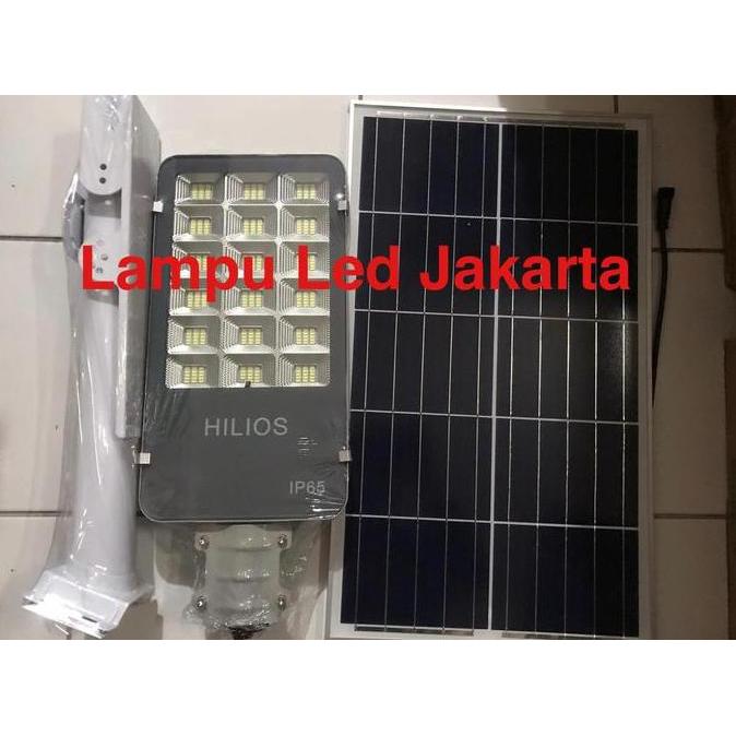 Lampu LED pju solar 2in1 100watt. termurah ready