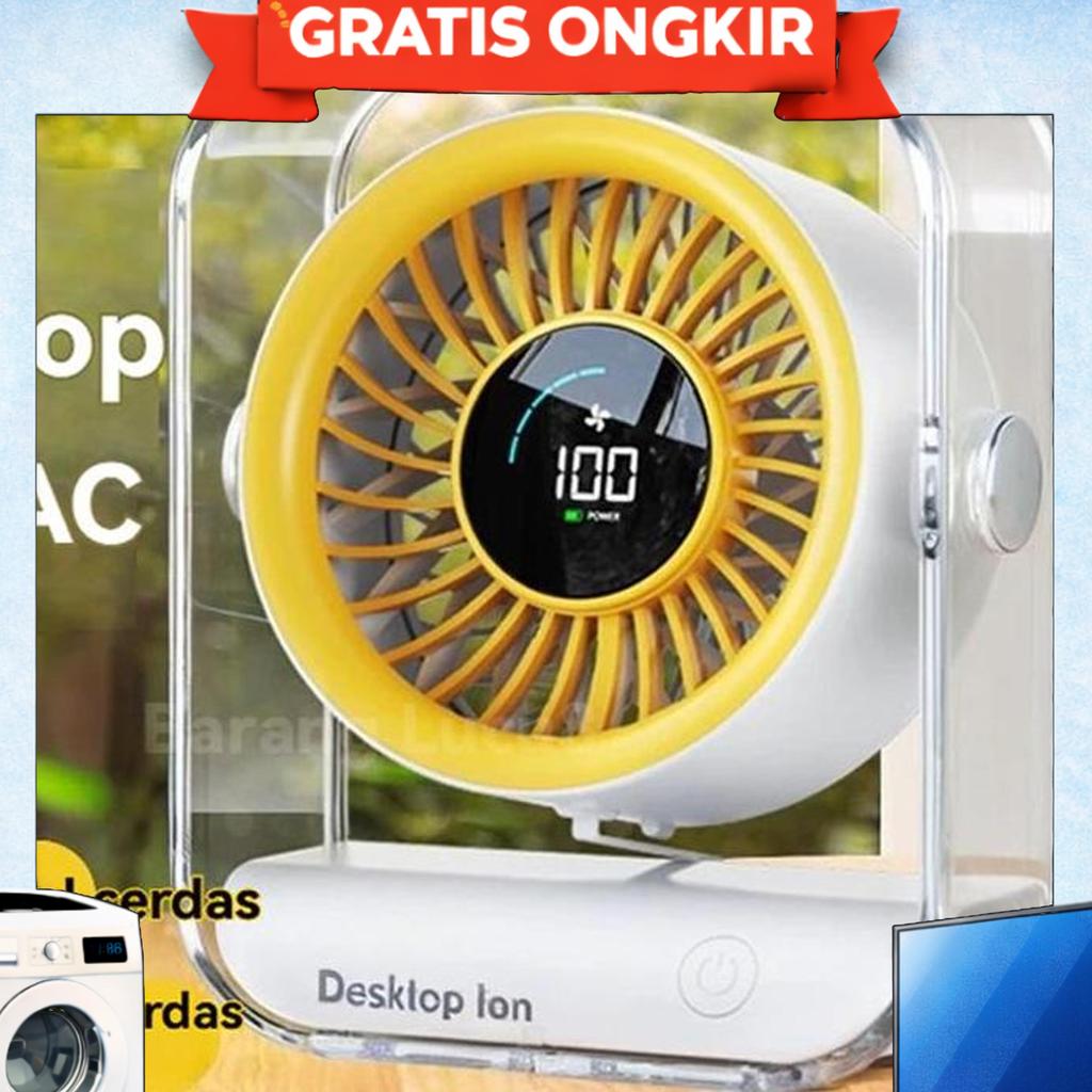 Orashare Df03 Kipas Ac Mini Portable Dengan Air Cooler Praktis Hemat Energi Hitam 4000Mah 13000Rpm K