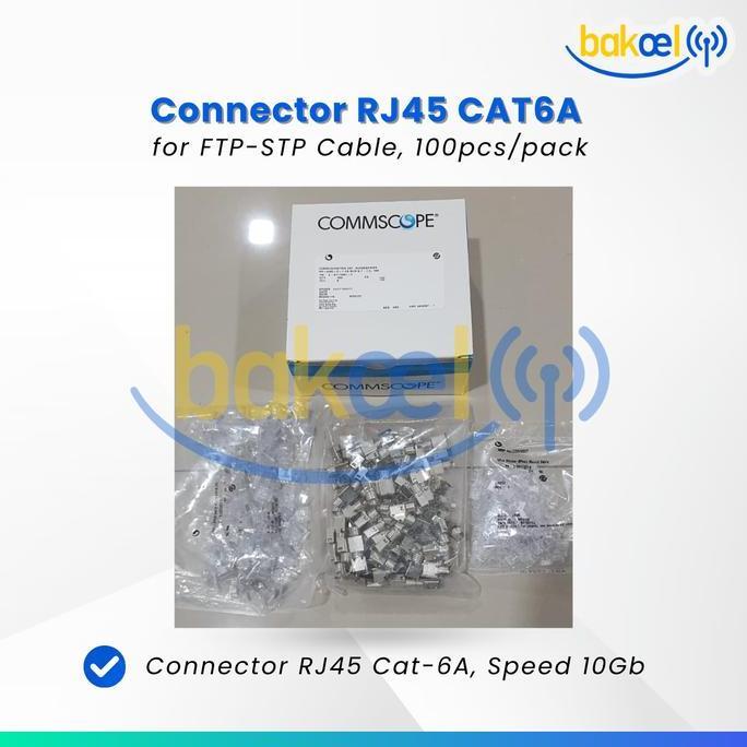 TERLARIS - COMMSCOPE AMP RJ45 Connector STP Cat6A Cat 6A RJ 45