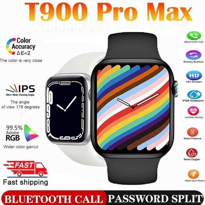 GARANSI SMARTWATCH T900 PRO MAX SMART WATCH SERIES 7