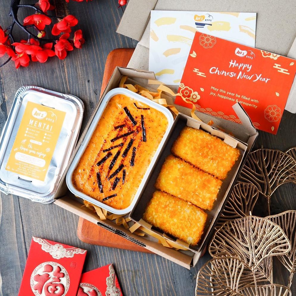 salmon kani mentai & Risol Mayo / Jamur / Tuna / mushroom / Ragout for Imlek Hampers / Parsel Chines