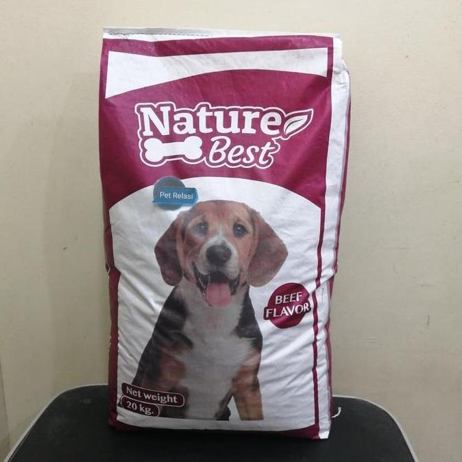 Makanan Anjing 20 kg / Dog Food 20 kg Nature Best Adult Beef