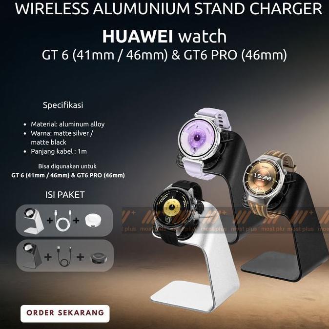 NEW WIRELESS MAGNETIC STAND CHARGER FOR HUAWEI WATCH GT 6 / GT 6 PRO - WIRELESS STAND CHARGER HUAWEI