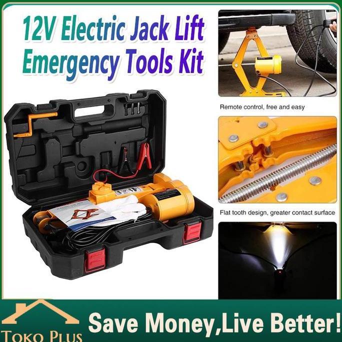 GHURDI 2 Ton Dongkrak Mobil Elektrik Jack Stand Otomatis