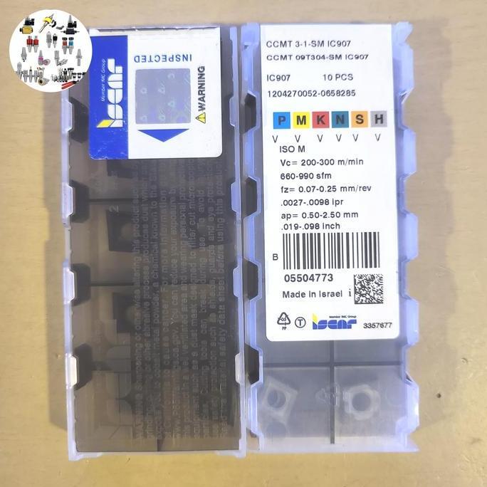 VERCHASE CCMT 09T304 IC907 INSERT BUBUT CCMT 09 MATA BUBUT INSERT BORING CCMT 09T304
