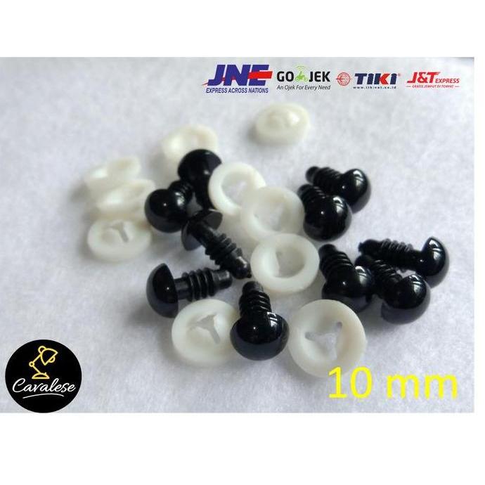 Oishion Mata Boneka / Mata Amigurumi / Safety Eyes + Washer 10Mm 10 Pcs