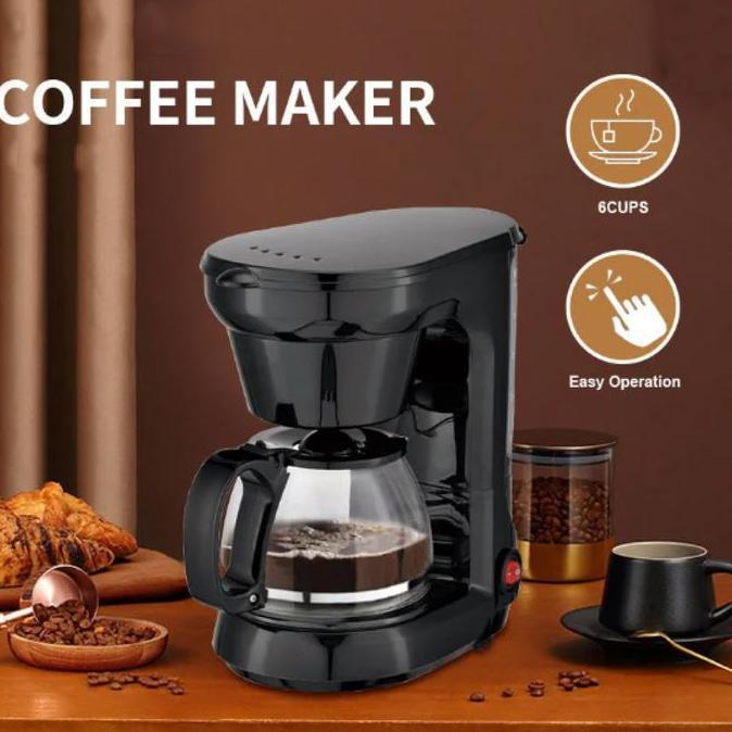 Coffee Maker Mesin Kopi Espresso Semi Otomatis Drip Coffee Maker 750Ml Low Watt