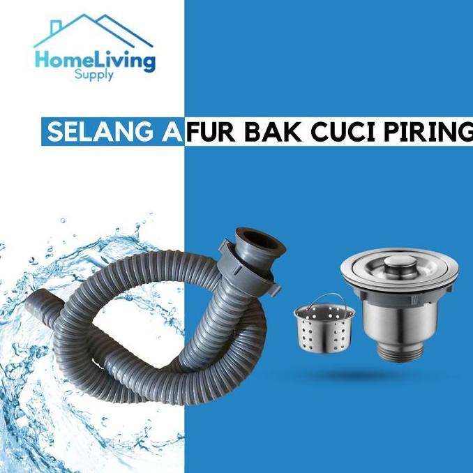 Selang Afur Bak Cuci Piring Set Bak Cuci Piring