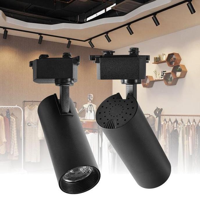 1PCS Lampu Sorot Rel Track Light LED Spotlight Natural White 4000K Store Lamp Light terlaris