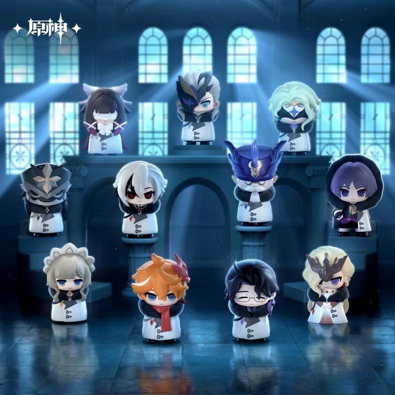 Dottore Pantalone Doll figurine miHoYo Official Fatui Harbingers Q-version Blind Box chibi- Collecti
