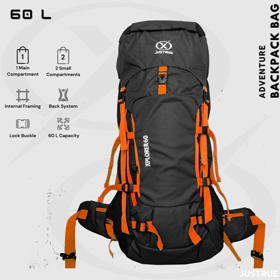 Tas Ransel Gunung 60 Liter Carrier Backpack Internal Frame