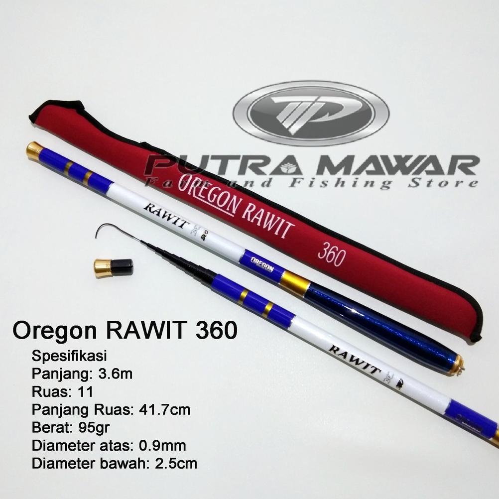 Joran Pancing Tegek Oregon Rawit Biisa dan Tenkara 150 180 210  240 270 300 360 450 Bahan Original C