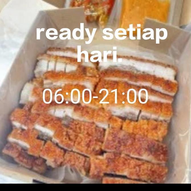 adaseller22 - babi panggang asin garing /samcan crispy pork 1kg.