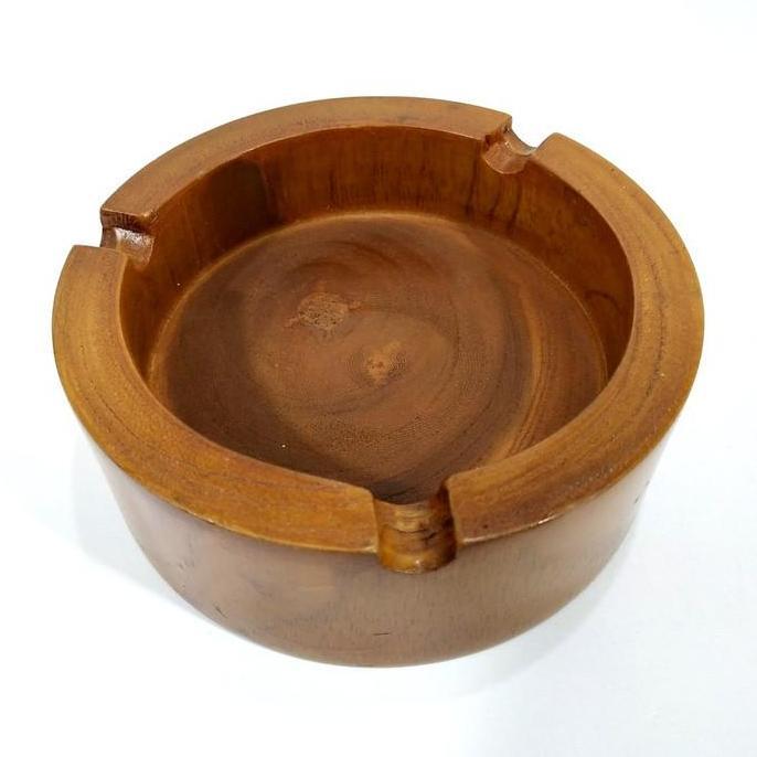 Asbak Rokok Unik Antik Dari Kayu Jati Asli