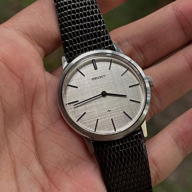 Seiko chariot linen dial hi-beat manual wind