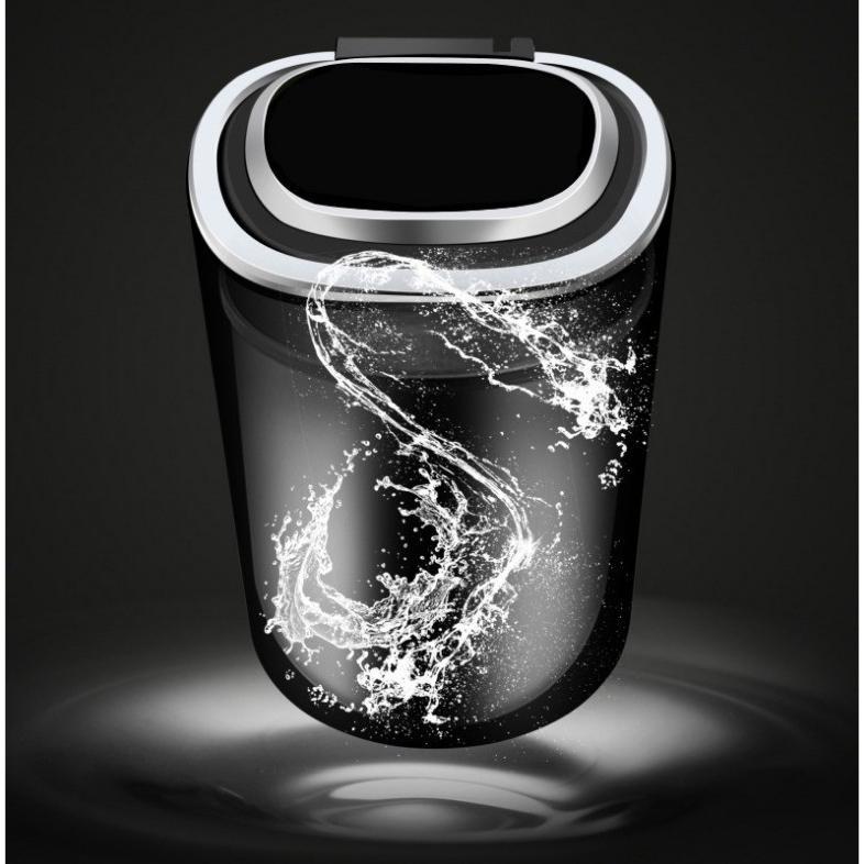 NEW Asbak Mobil Portable Lampu LED Stainless Steel Asbak Bentuk Mobil Dengan Penutup