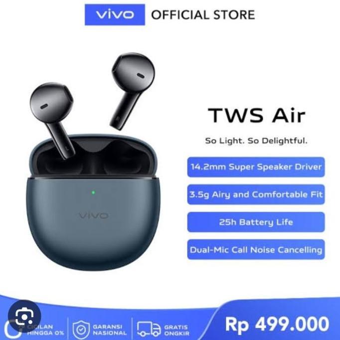 Vivo TWS Air Original Earphone Dual Mic Noise Cancelling