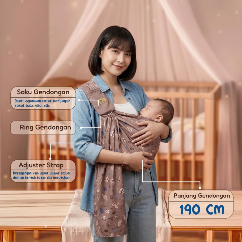sale MOMS BABY Gendongan Samping Multifungsi Gendongan Samping Bayi