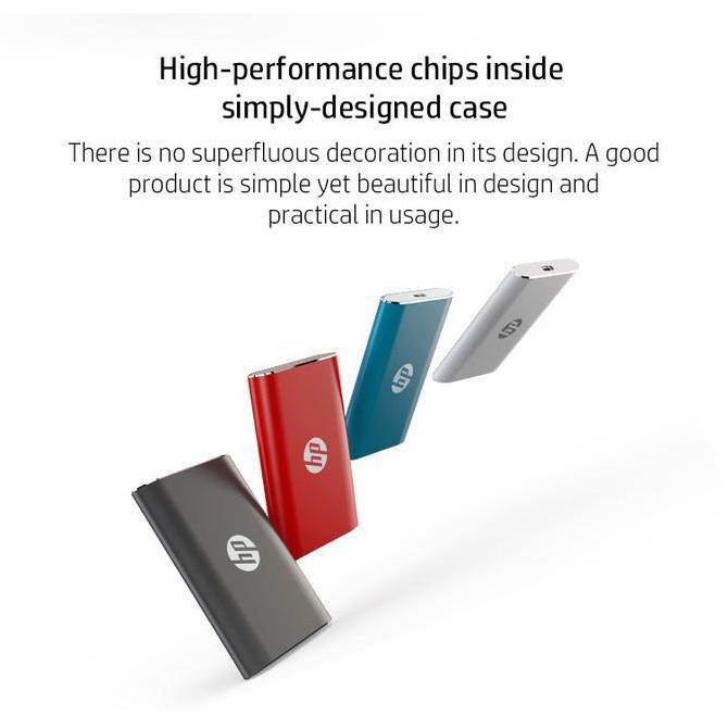 HP SSD P500 Portable SSD 250GB 500GB External SSD Type-C Garansi