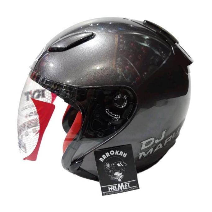 Helm kyt dj maru hitam doff original kyt Motorcycle