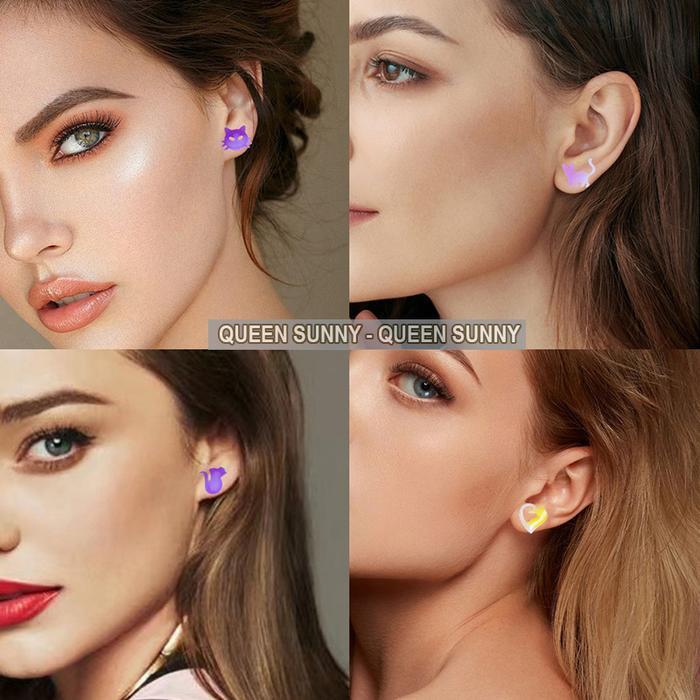 (Promo) [Banyak Motif] Cetakan Silikon Kecil "Seri Kucing / Cat Series" Cetakan Resin Pendant Lionti