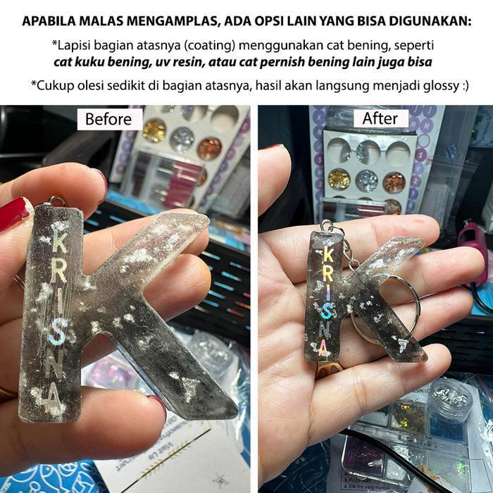 (Ready) Cairan Resin Bening+Hardener Resin Clear Resin Cast Resin Craft Bestseller