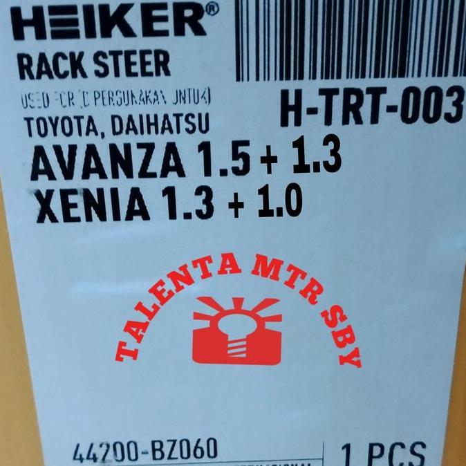 Promo RACK STEER POWER AVANZA XENIA LAMA 1.5 1.3 1.0 STEERING GEAR ASSY MERK HEIKER ORIGINAL Diskon