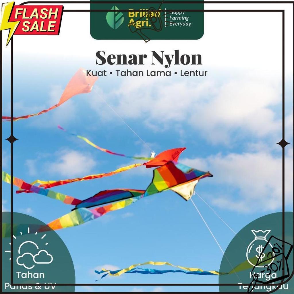 Brilian - Senar Cap Ikan Kakap Ukuran 3000 Per Roll /Tali Senar Pancing / Senar Layangan Termurah